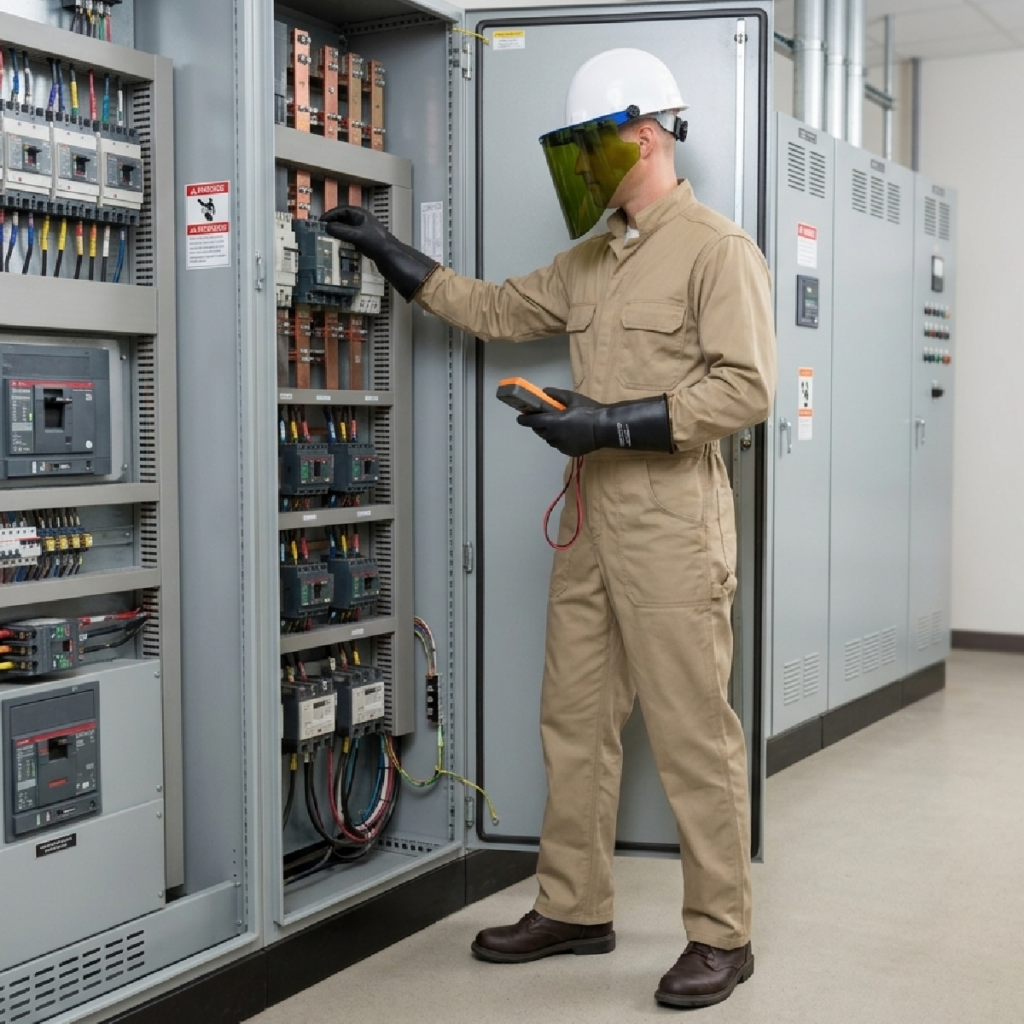 macacão proarc 9 para eletricistas proteção contra o arco elétrico protenge