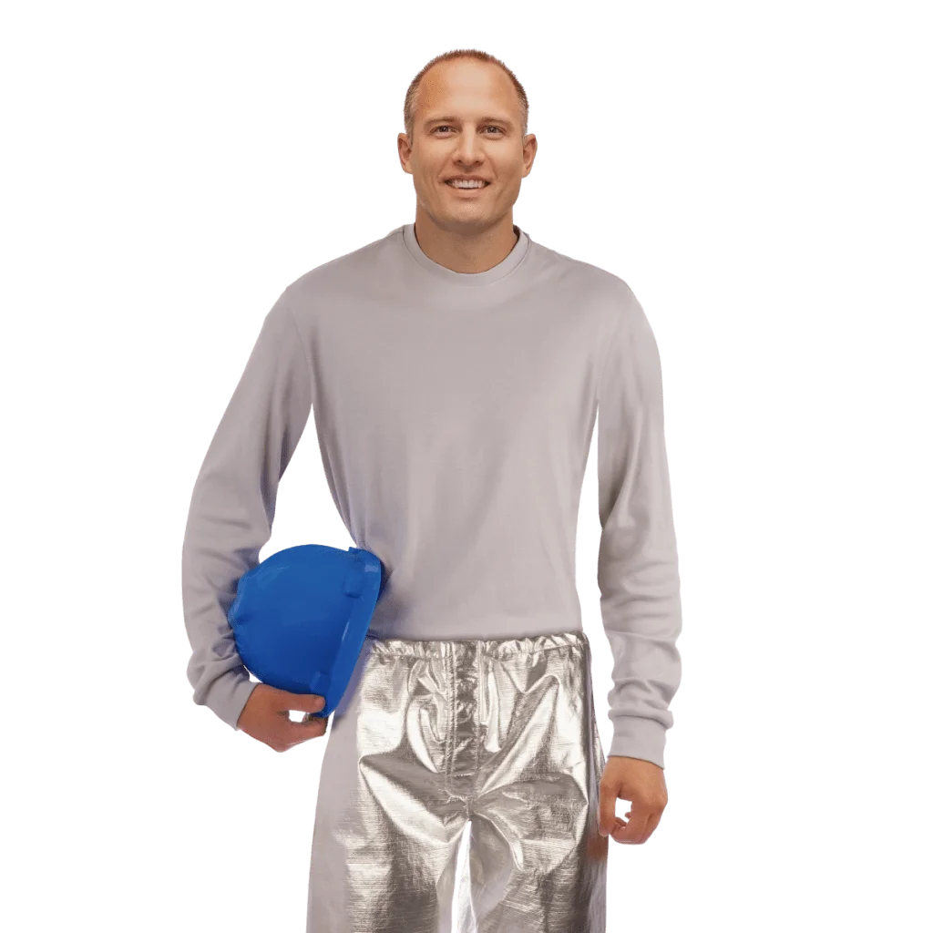 calça em proheat AC6AL para forneiro riscos térmicos protenge